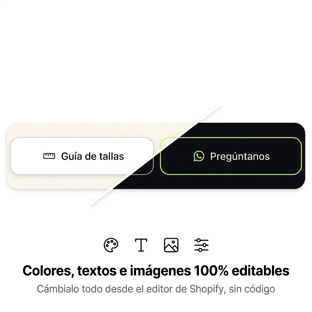 Guía de Tallas - Whatsapp