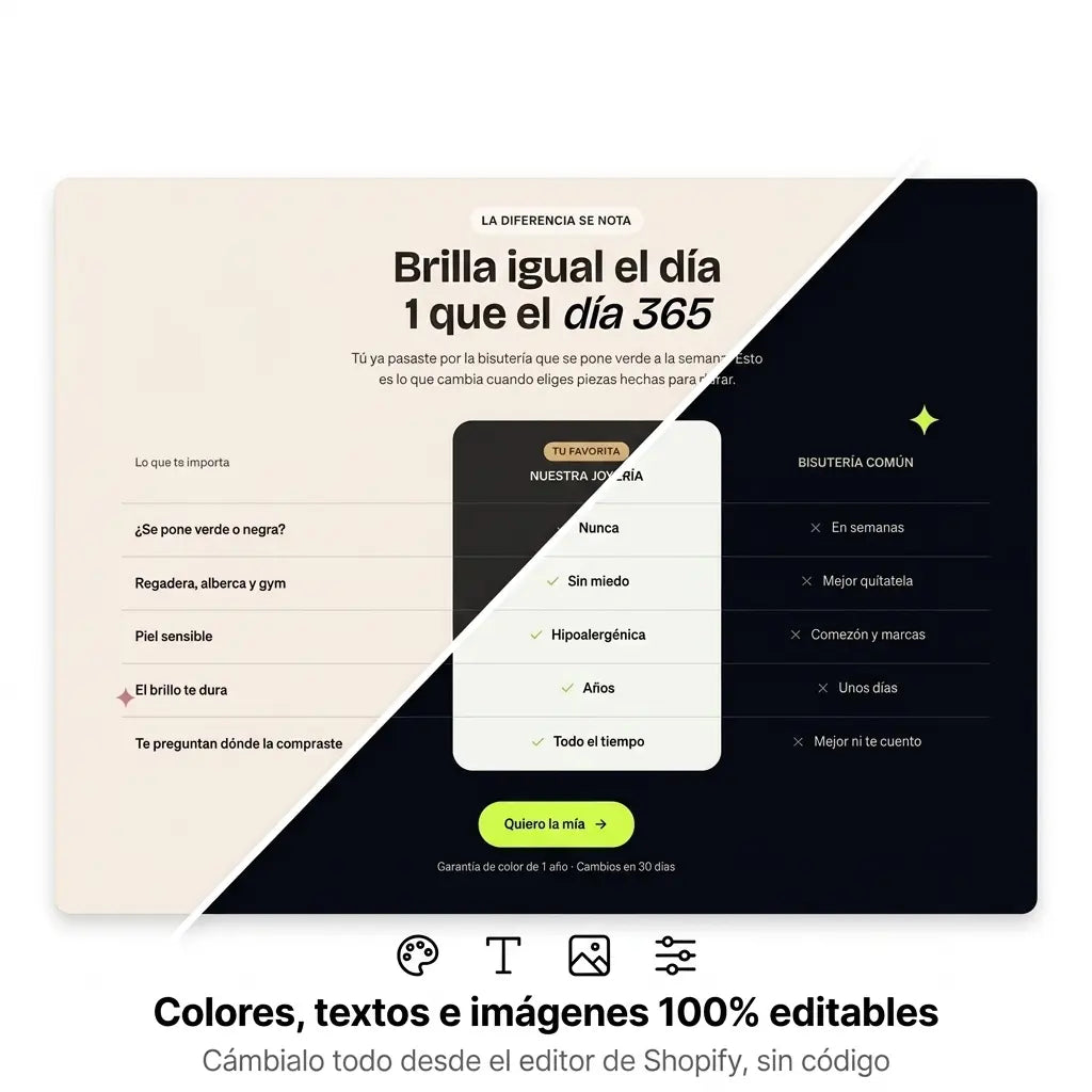 Tabla Comparativa Destacada